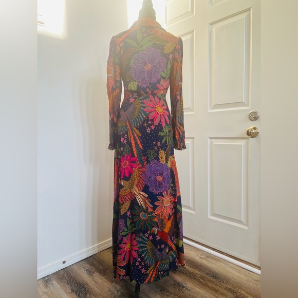 FARM Rio Cool Macaw Navy Floral Maxi Dress - Picture 7 of 12